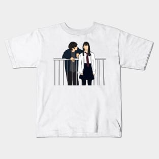 Falling High School Girl and Irresponsible Teacher Jdrama Kids T-Shirt